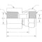 World Wide Fittings Female Pipe To Female JIC Swivel Straight 9256X04X06 - alternate 2